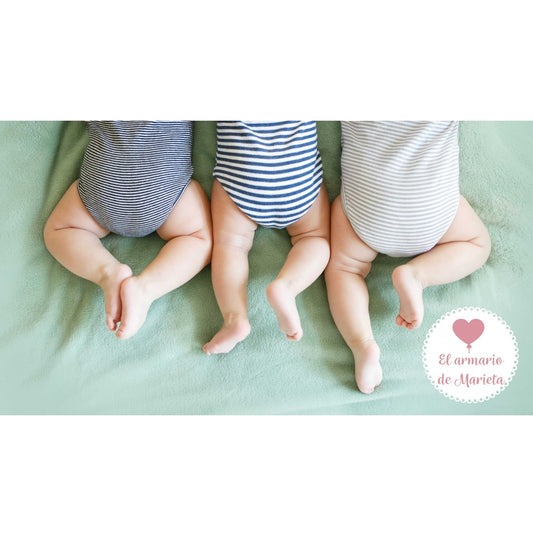 ¿Dos bebés? ¡No! ¡Mamá de trillizos!
