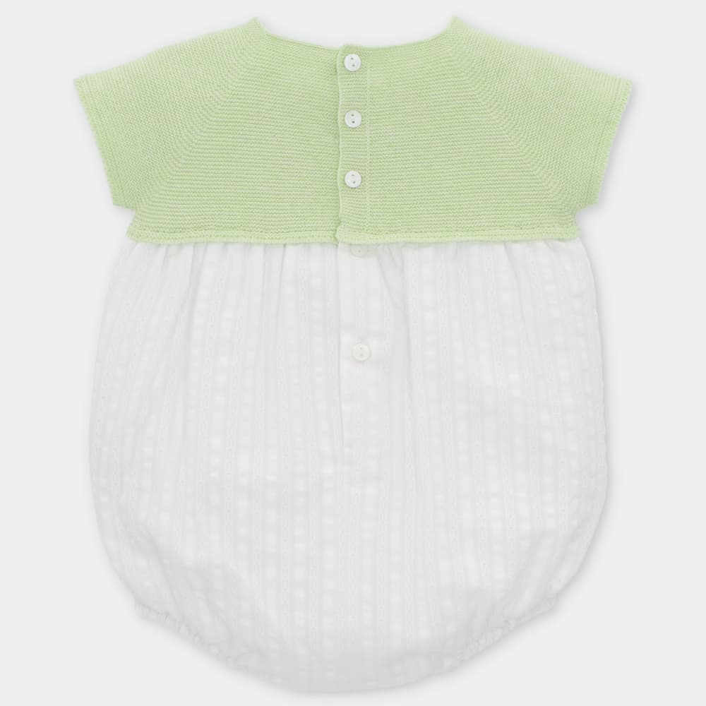 Pelele de punto y tela de niño Noto