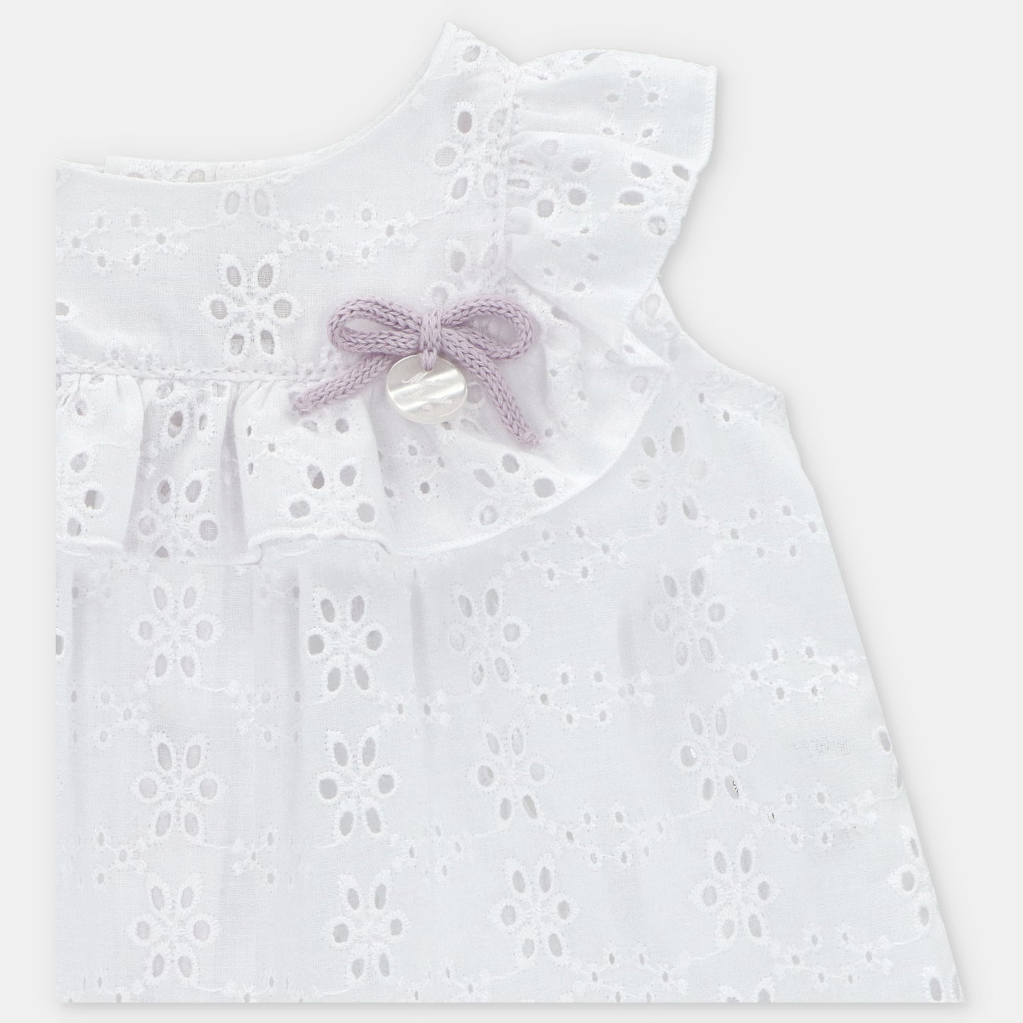 Conjunto niña de blusa con braguita de punto Niagara