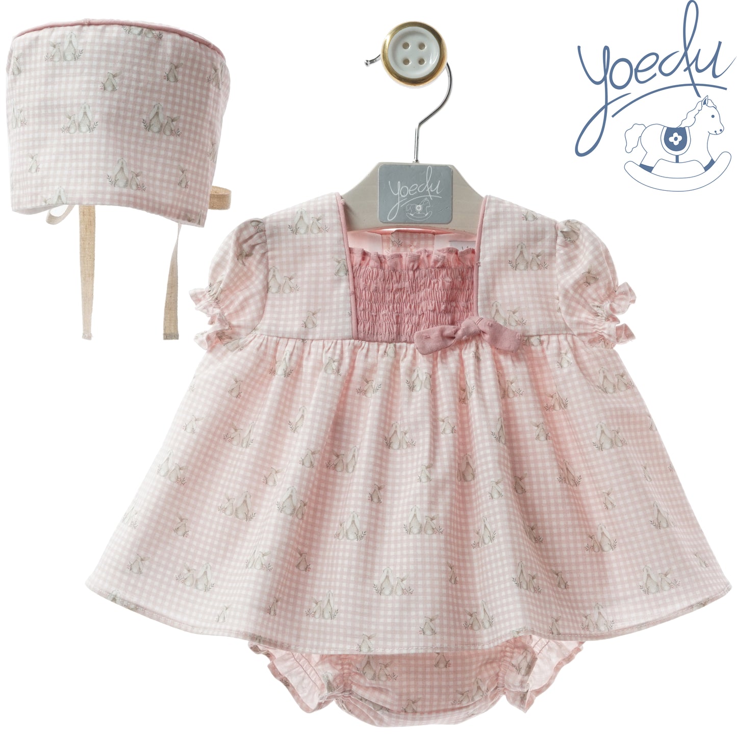 Jesusín de bebé con capota y braguita Arcilla