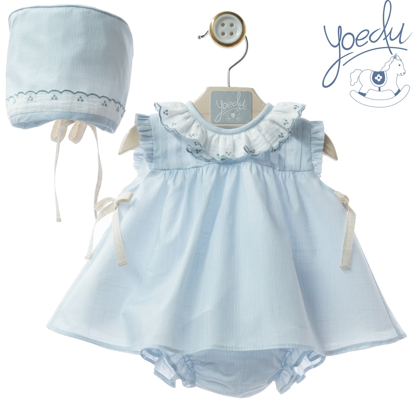 Jesusín de bebé con capota y braguita Cristal