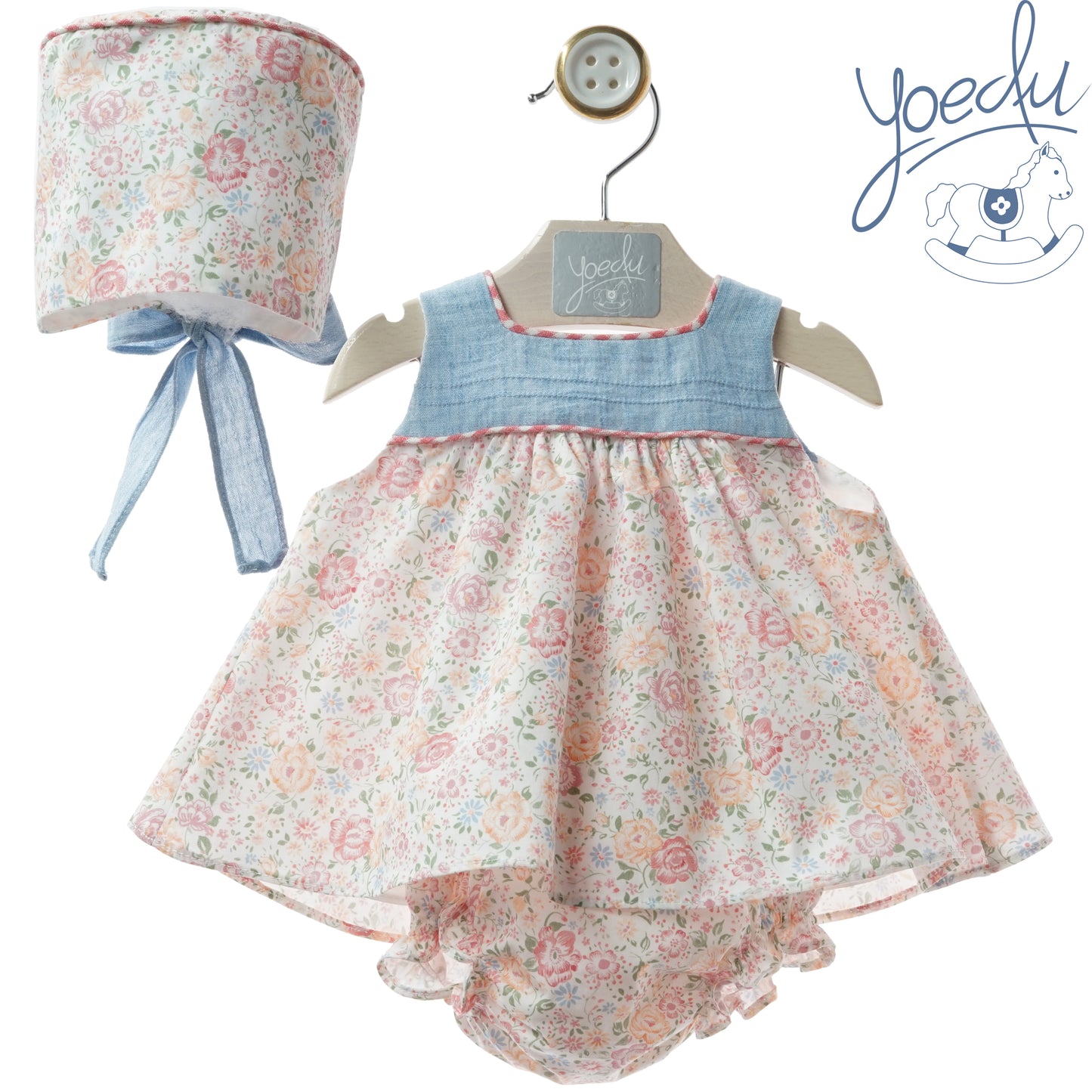 Jesusín de bebé con capota y braguita Mayólica