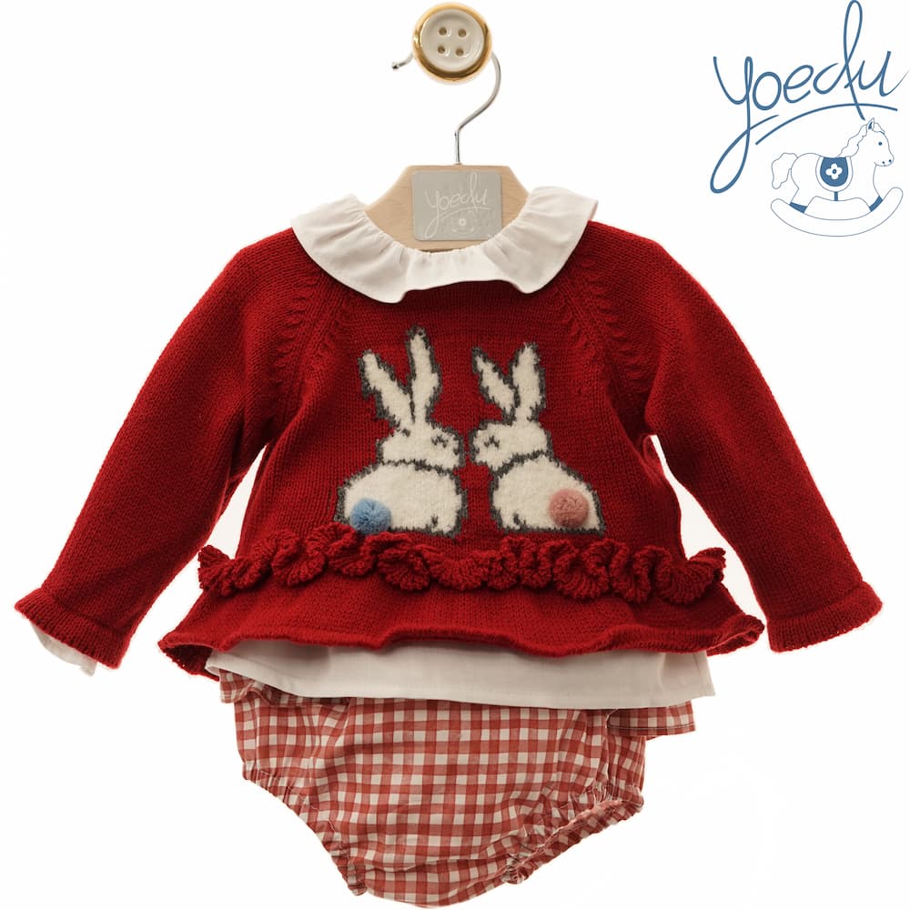 Conjunto niña conejitos