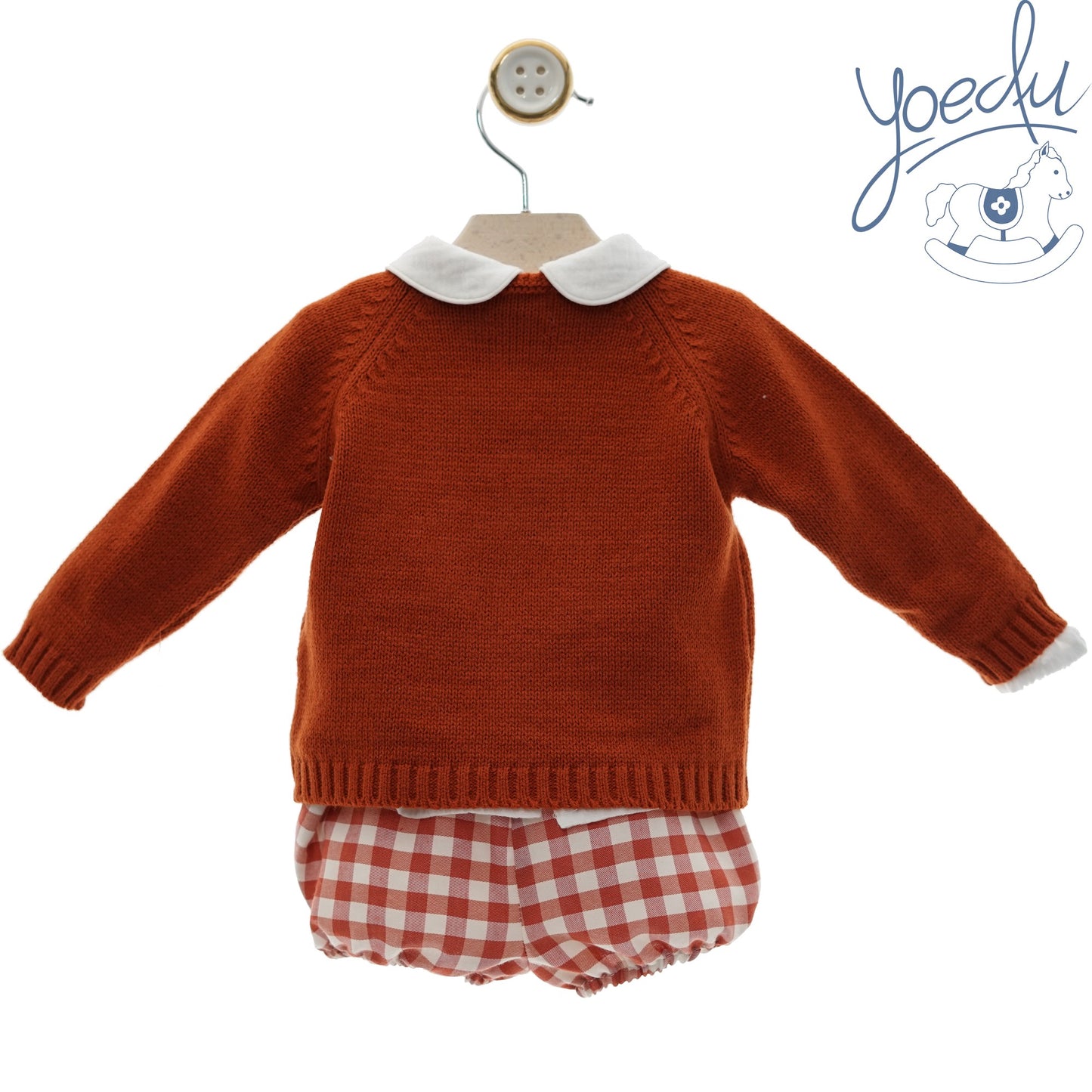 Conjunto bebé tres piezas ardilla