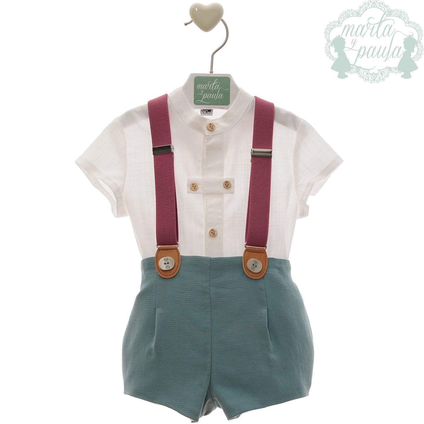 Conjunto de bebé con tirantes Meliá