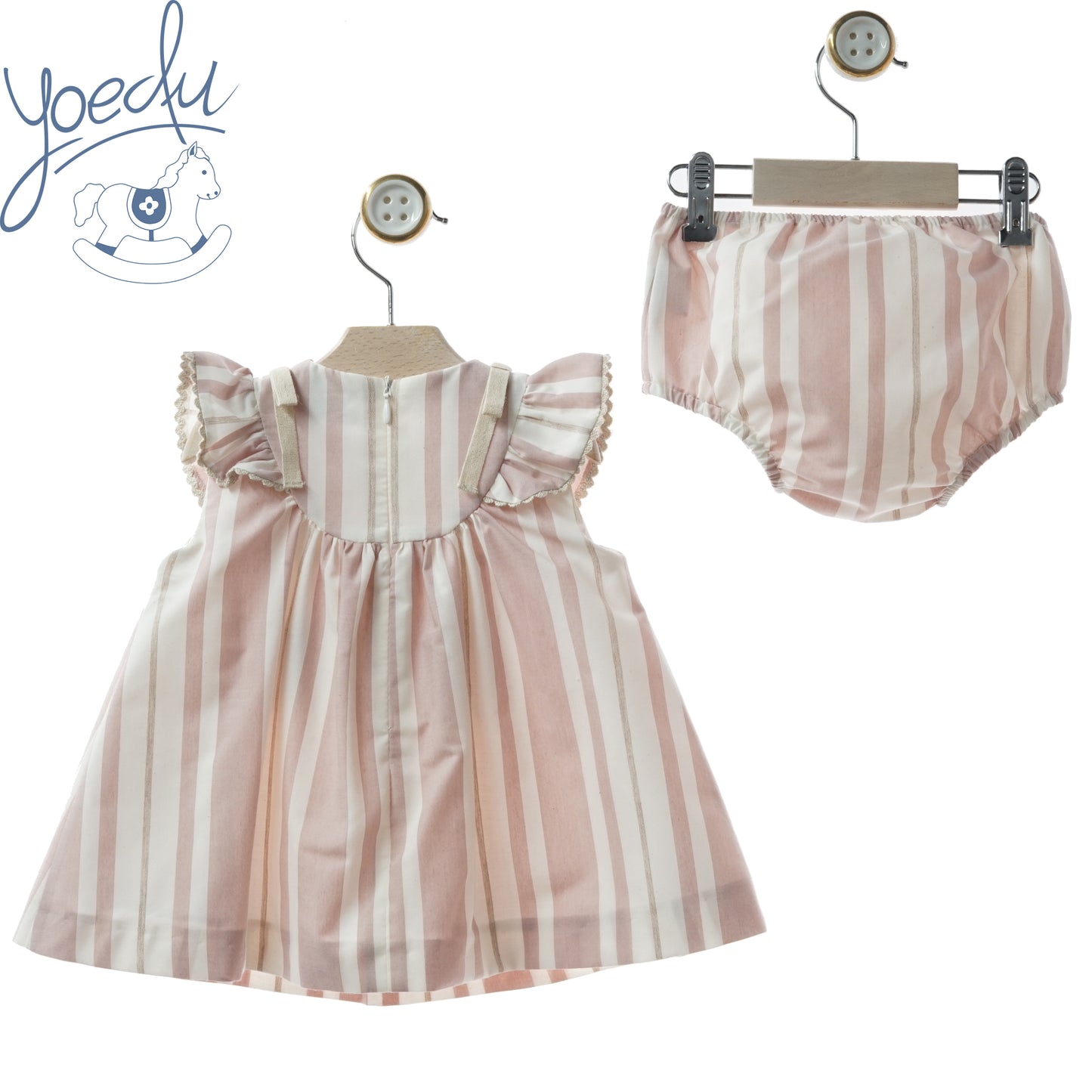 Vestido bebé con braguita Porcelana