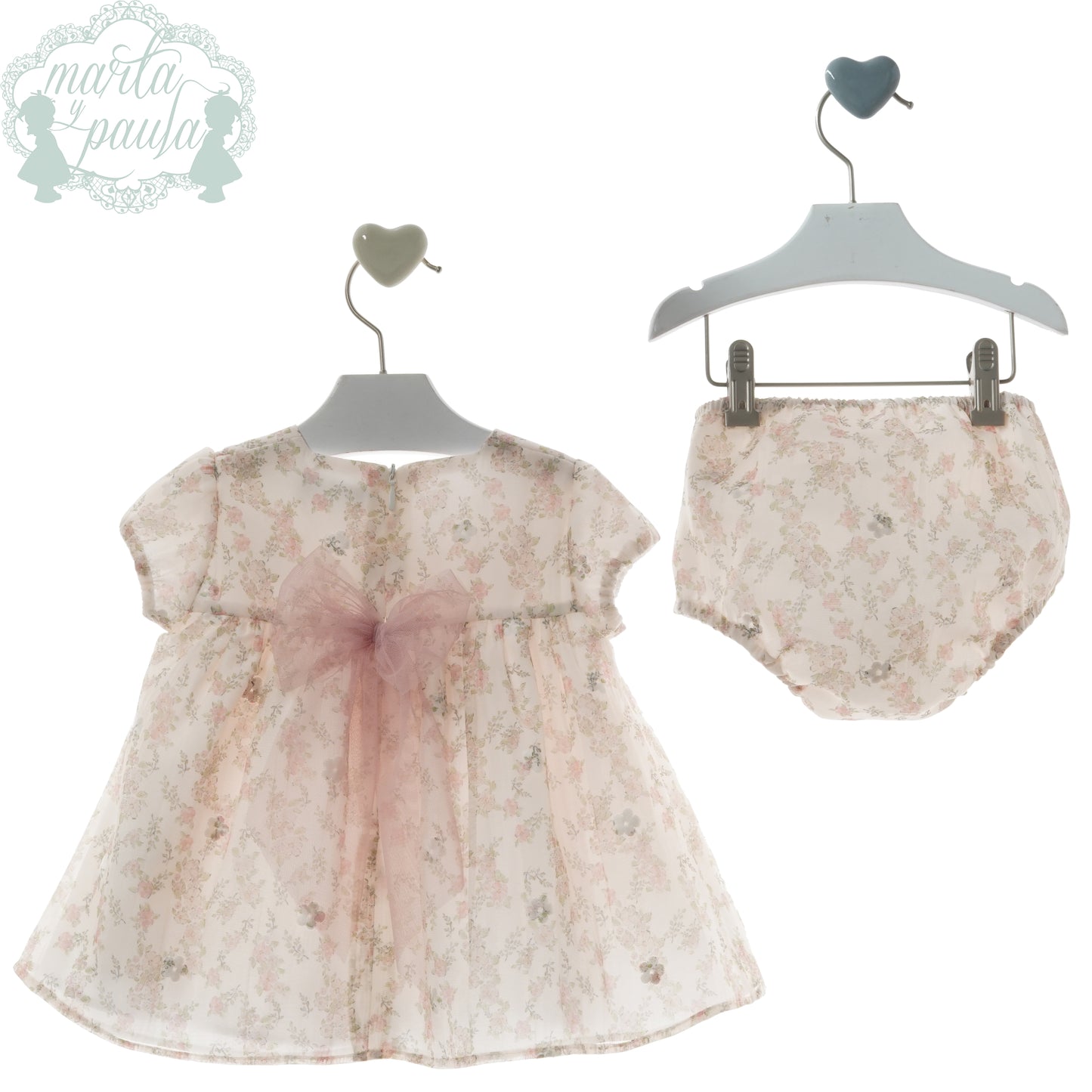 Vestido de bebé con braguita Geisha