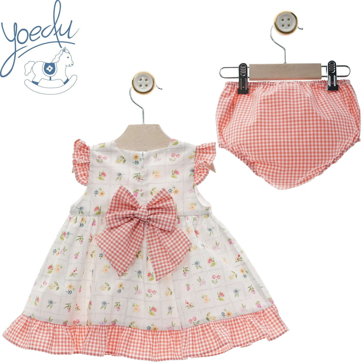 Vestido con braguita flor de lis