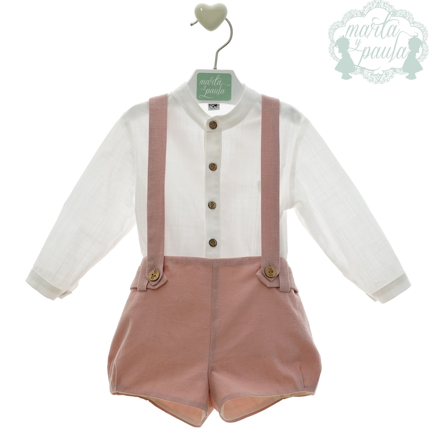 Conjunto de bebé con camisa de manga larga Dafne