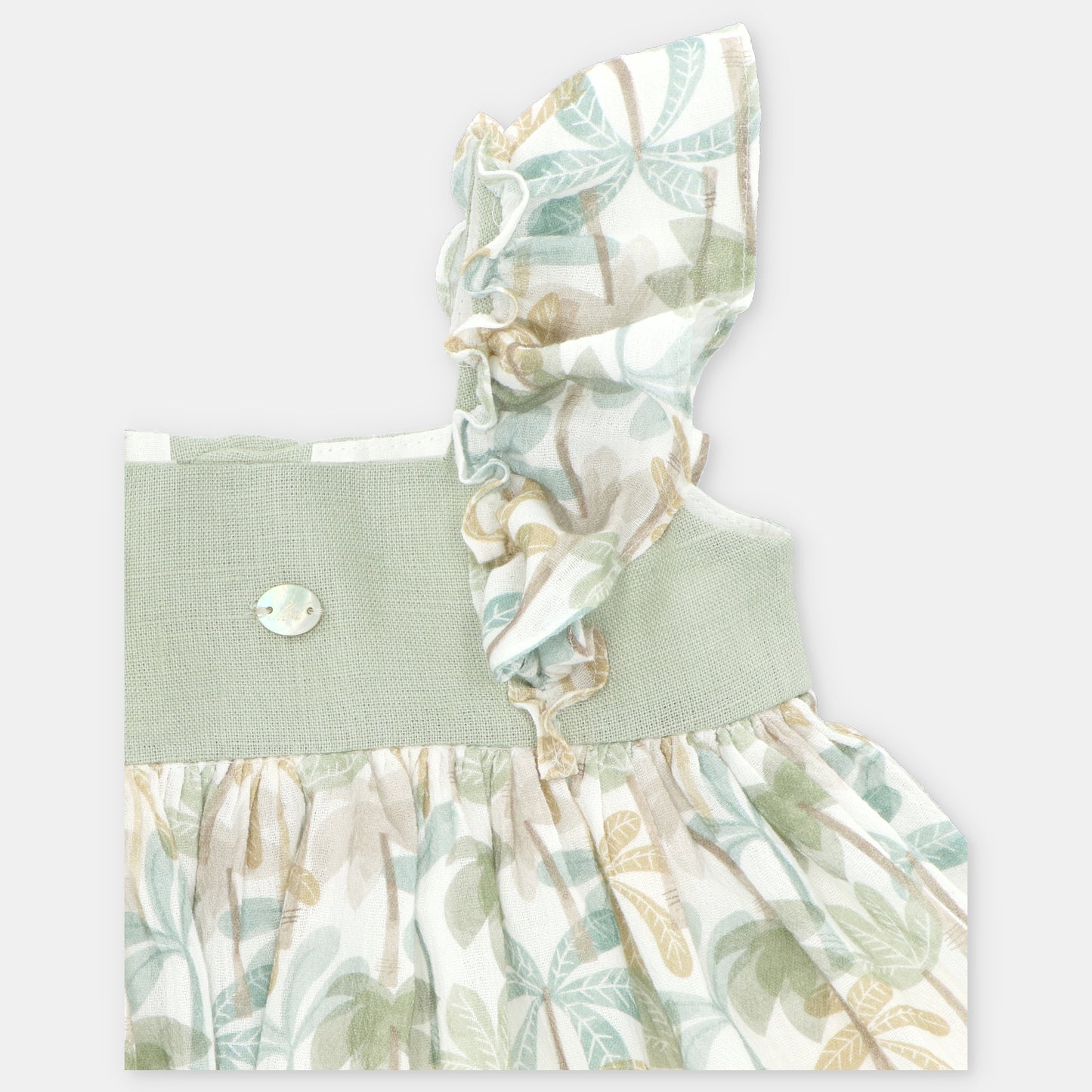 Conjunto de niña plameras Palmi (no incluye capota)