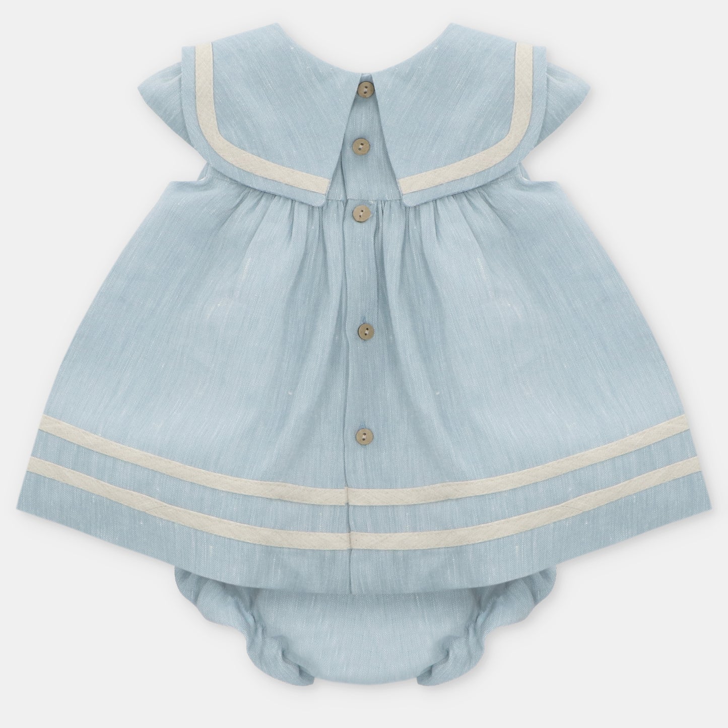 Conjunto de niña dos piezas Capri (no incluye la capota)