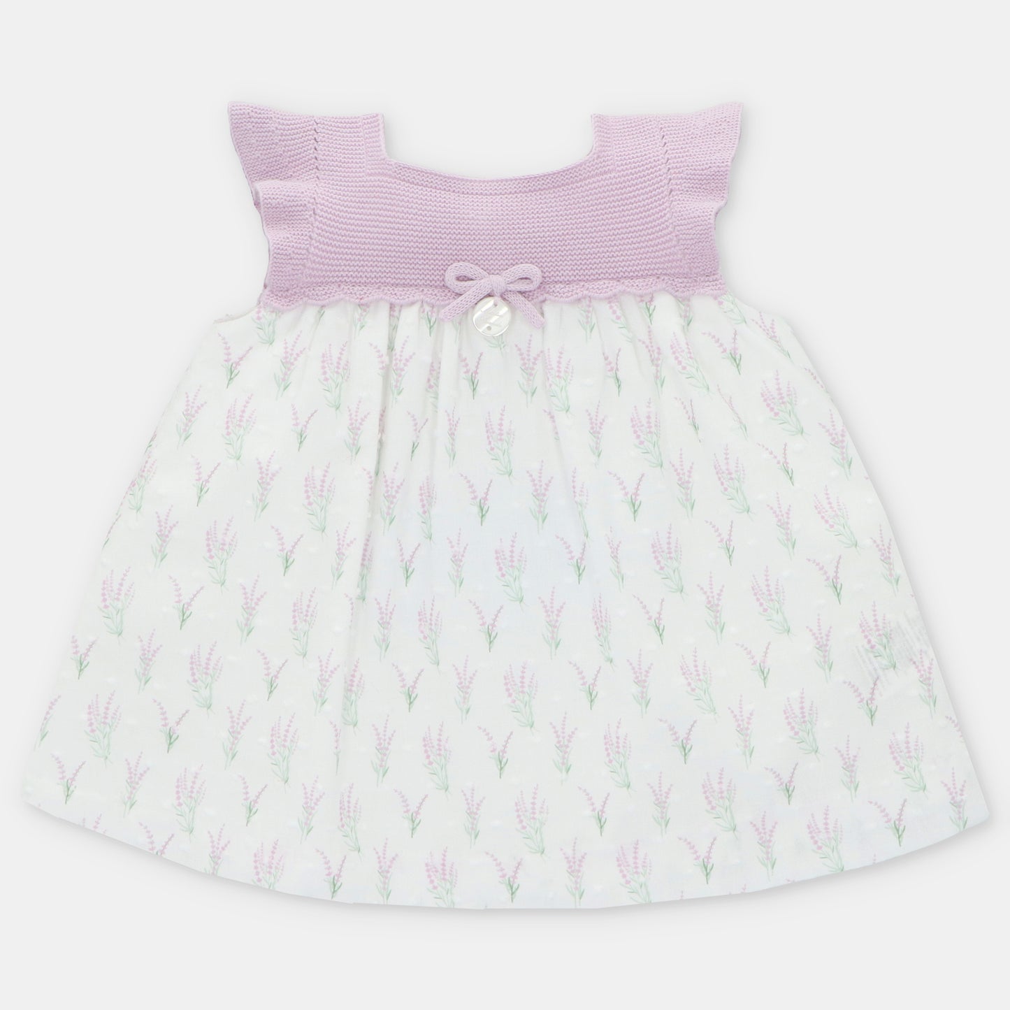 Vestido de punto y tela Mawl