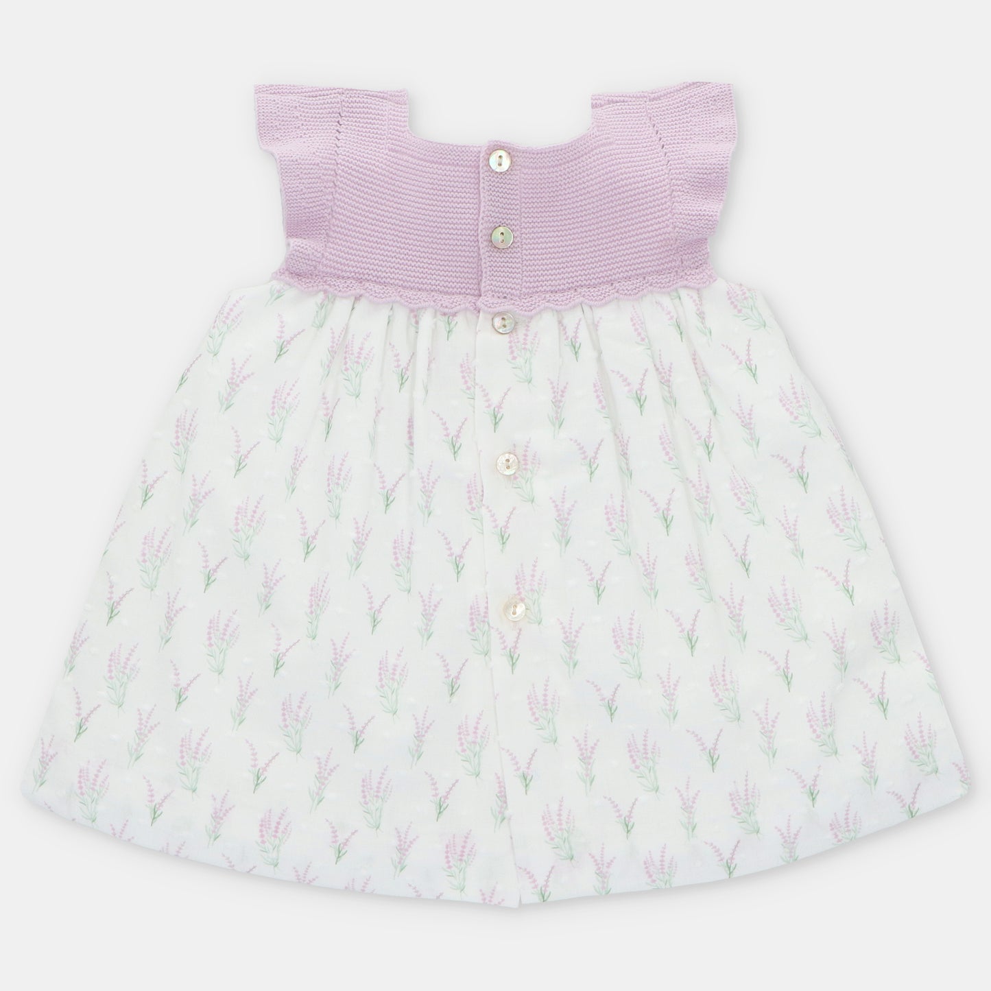 Vestido de punto y tela Mawl