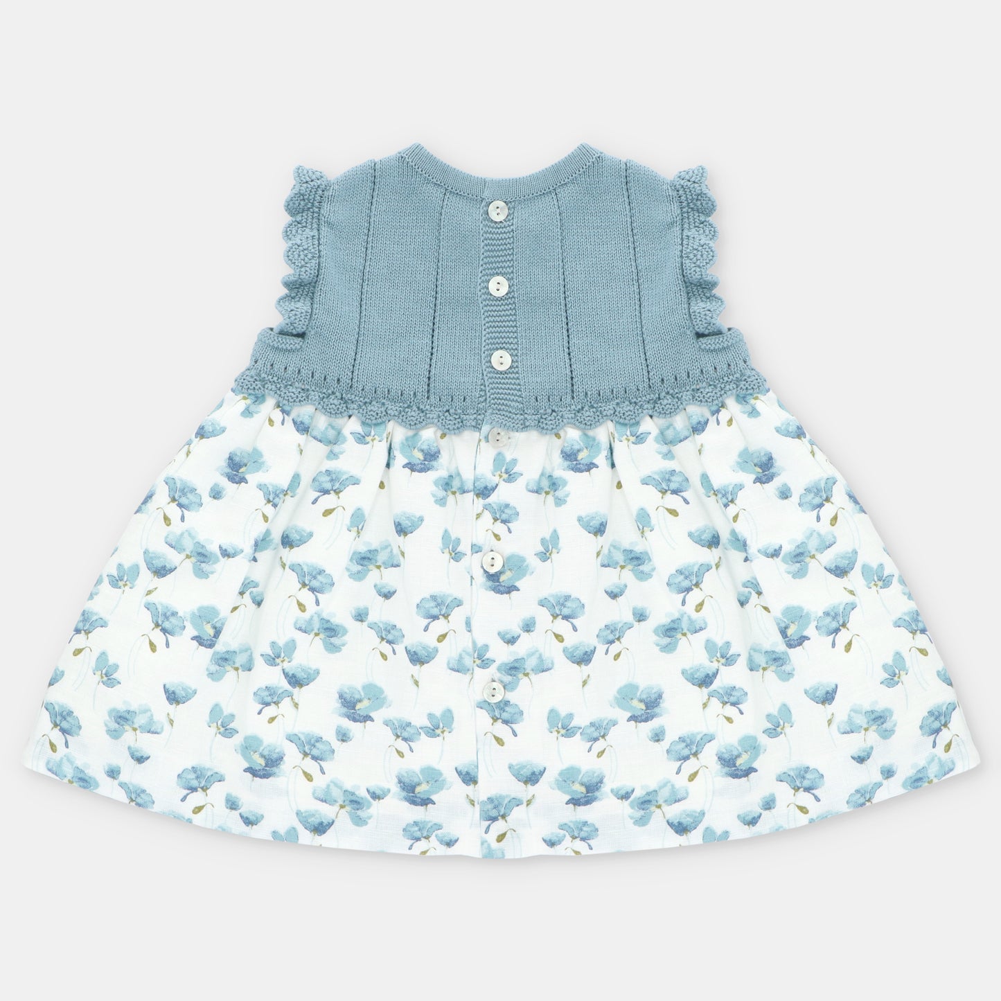 Vestido de punto y tela Milton