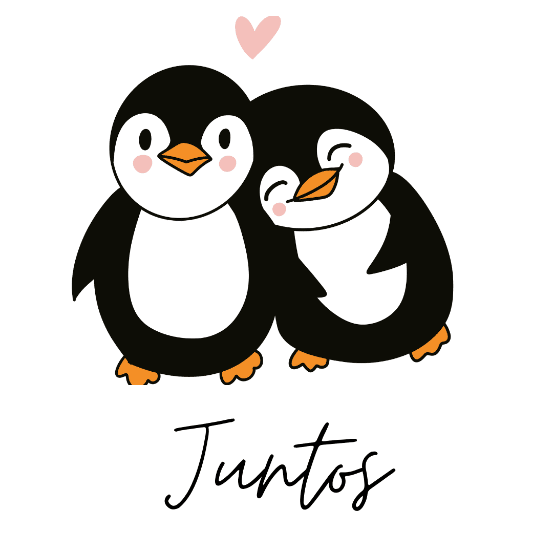 Body personalizado San Valentín - Pingüinos enamorados
