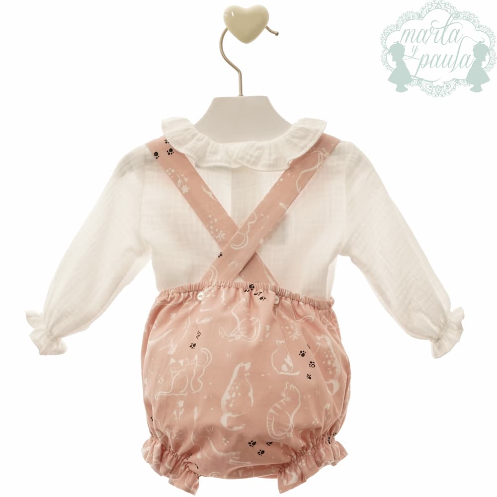 Conjunto de ranita con tirantes Paolo