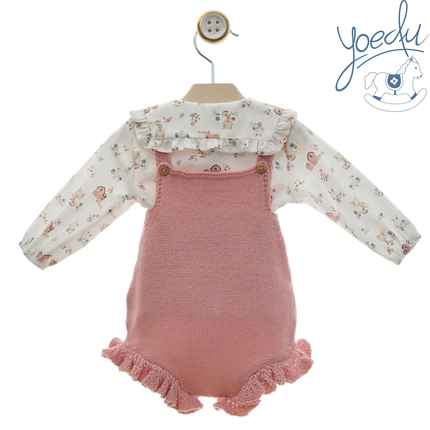 Conjunto de niña ranita Familia Pincel