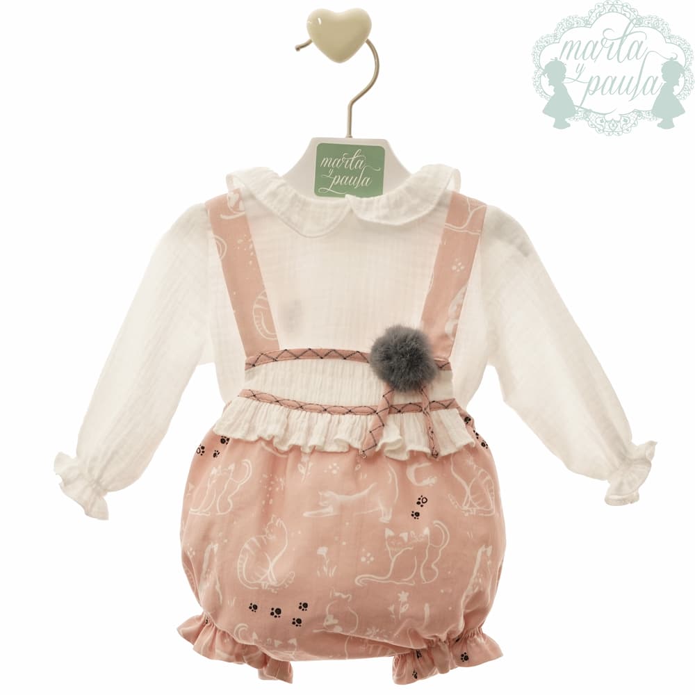 Conjunto de ranita con tirantes Paolo