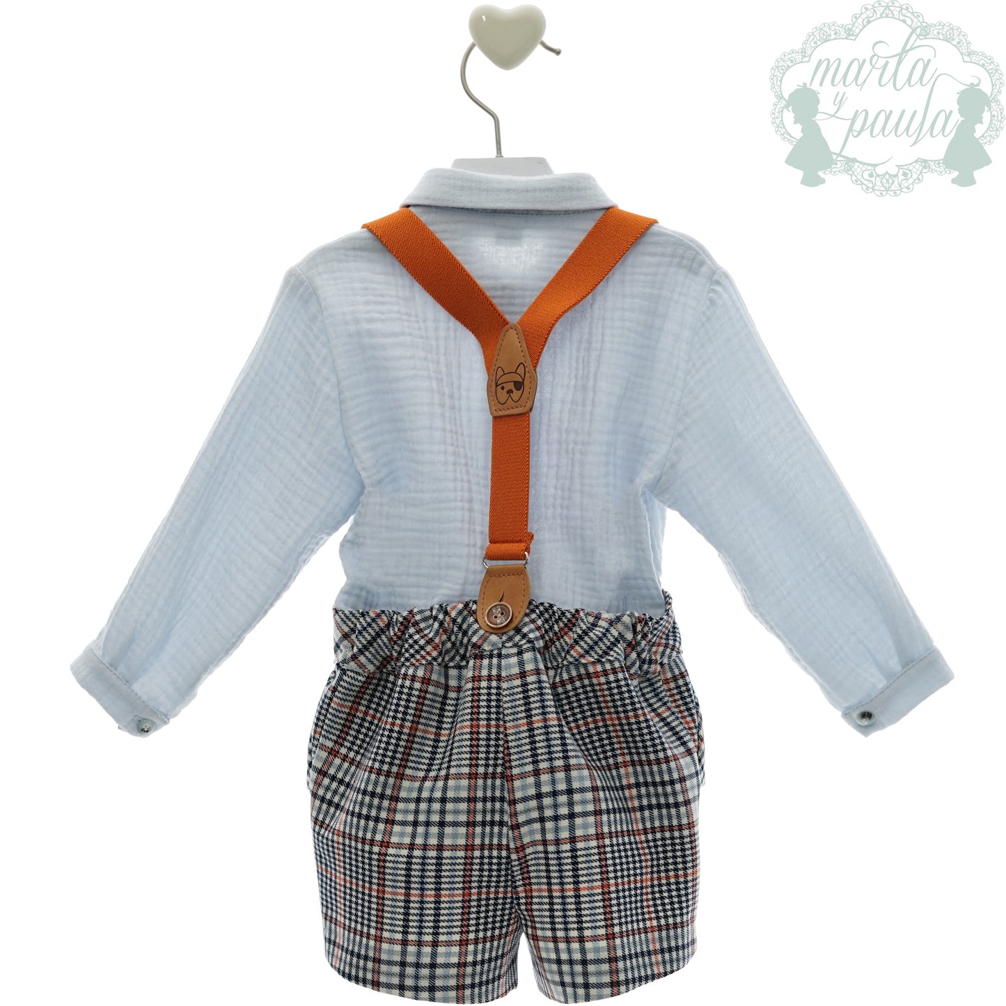 Conjunto bebé con tirantes Nicole