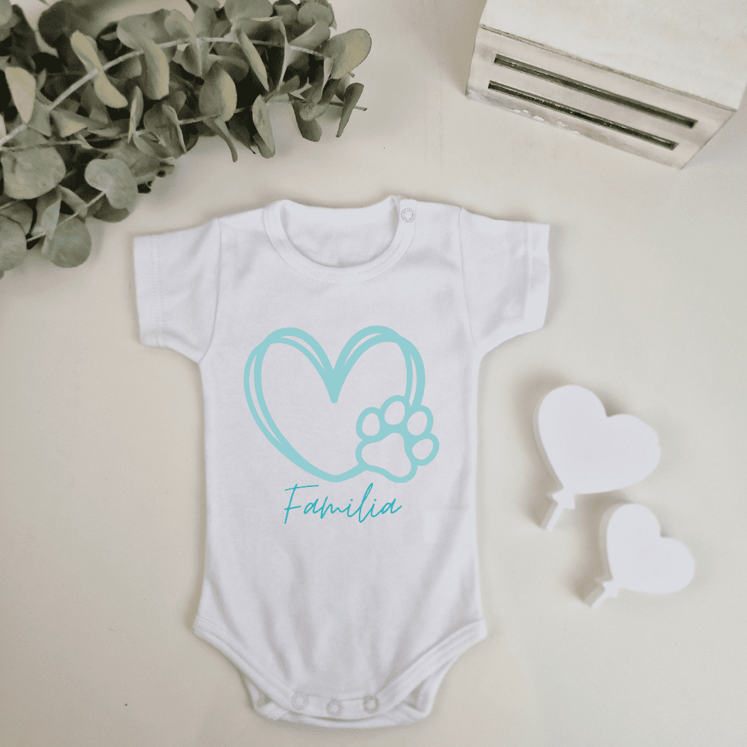 Body personalizado San Valentín - Corazón con huella