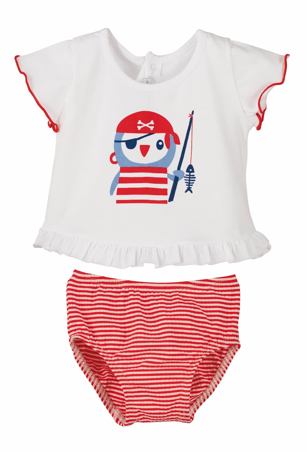 Conjunto baño niña pirata