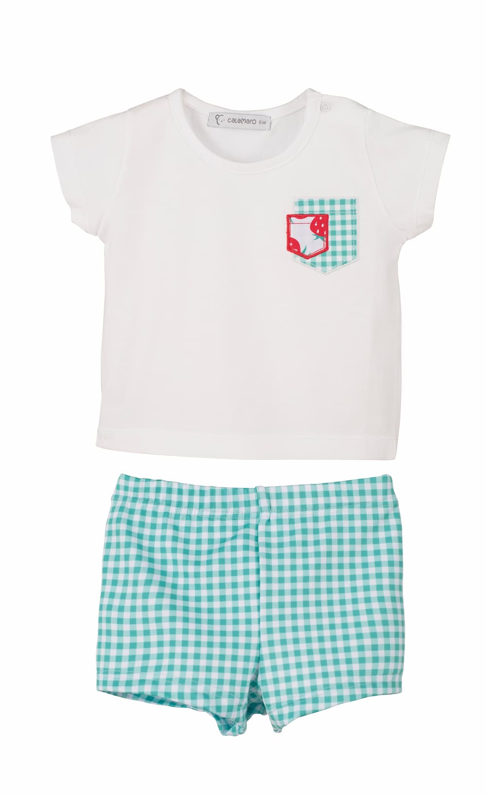 Conjunto baño niño fresas