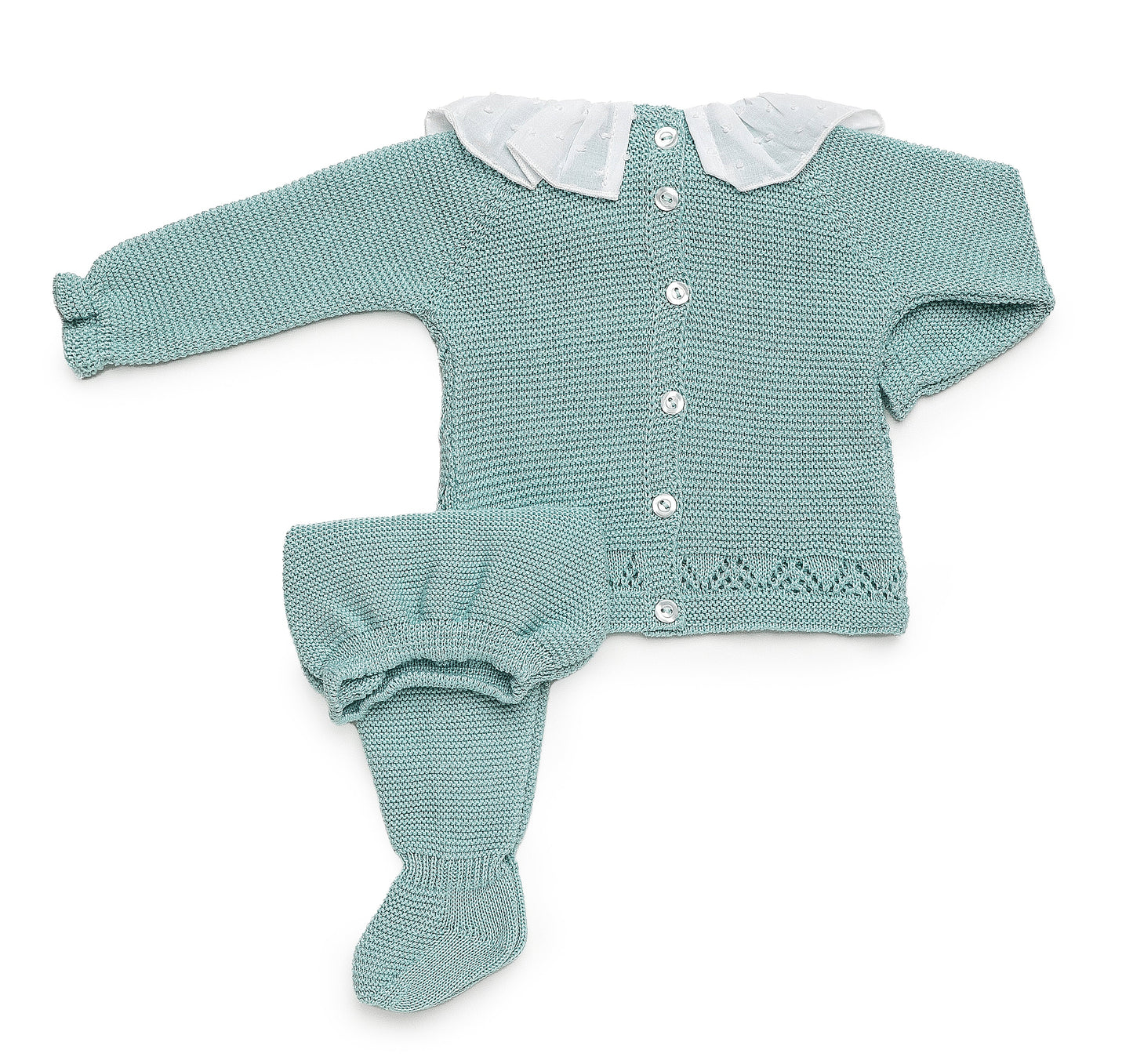 Conjunto de dos piezas lines picos y calados