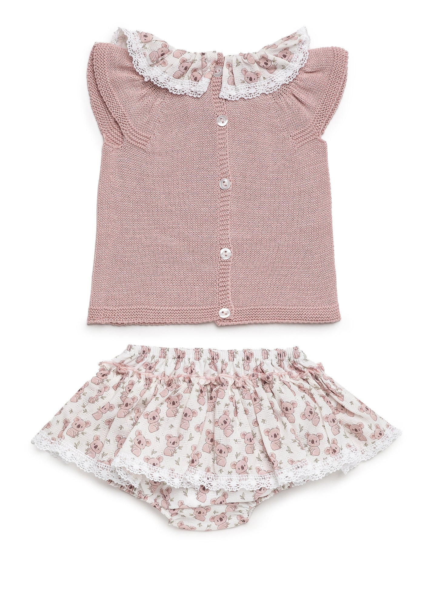 Conjunto con braguita tela de koalas