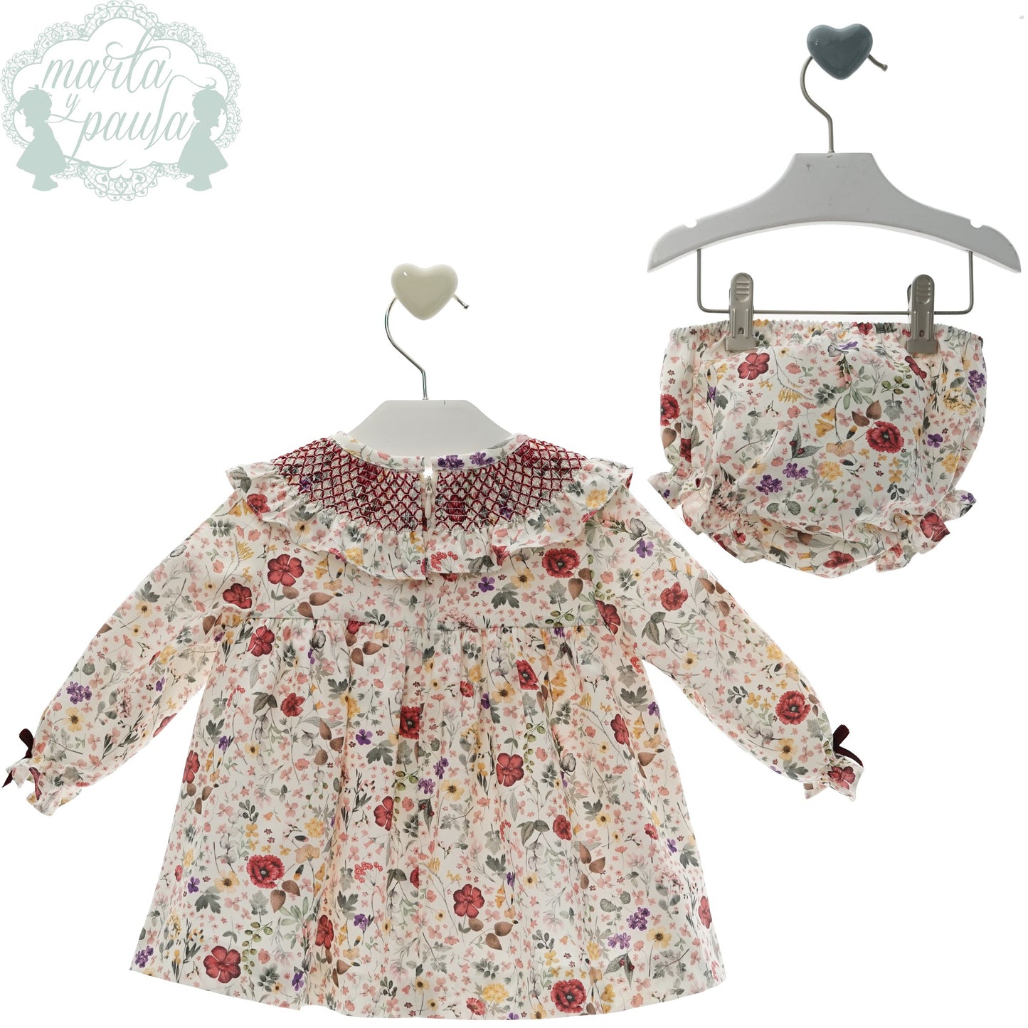 Vestido bebé con braguita Familia Greta