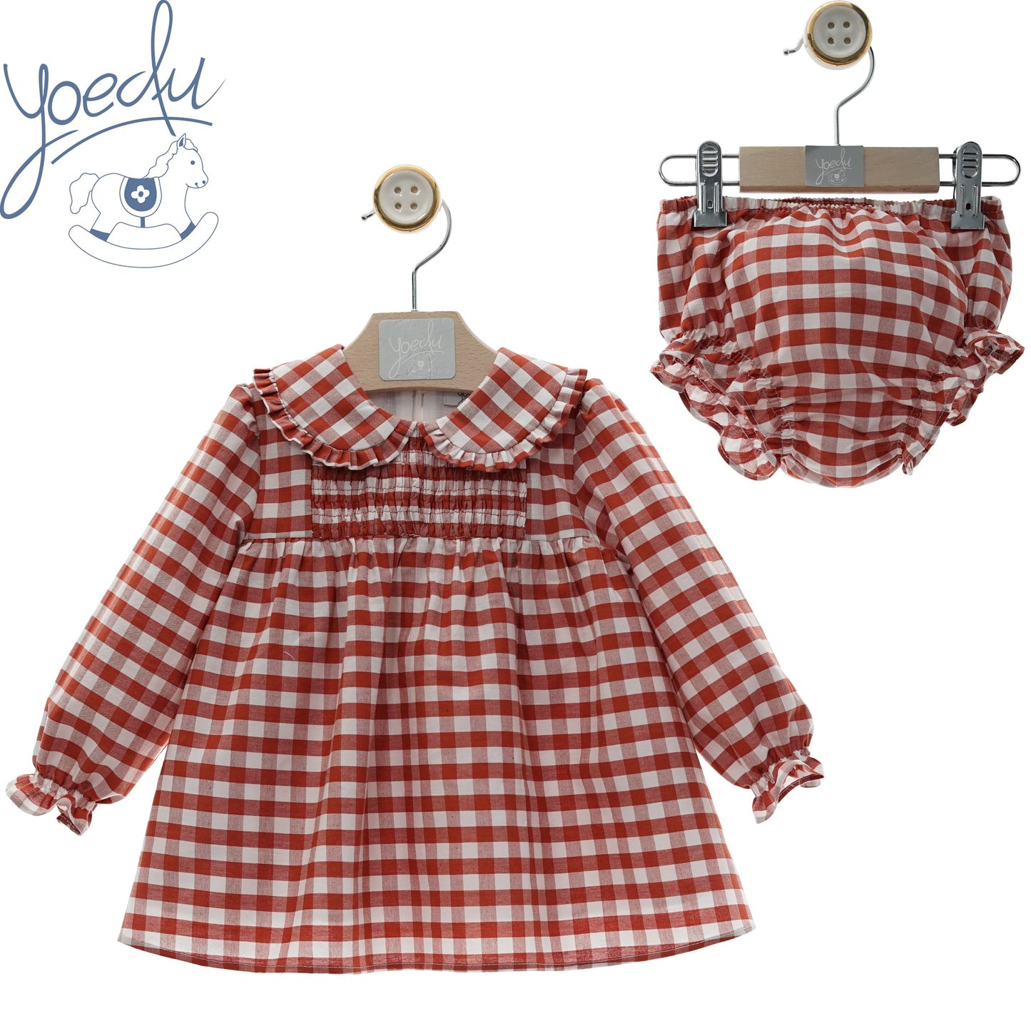 Vestido bebé con braguita Familia Cretona