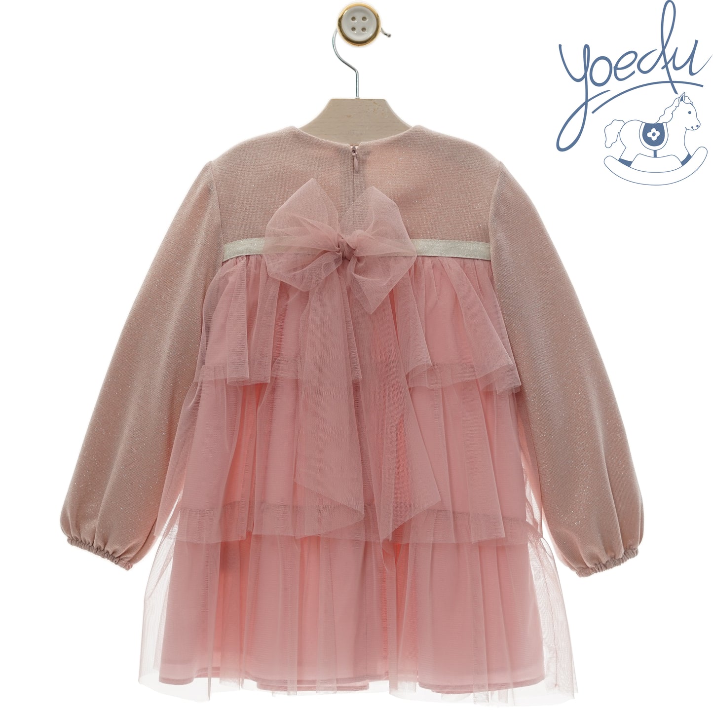 Vestido infantil Familia Damasco