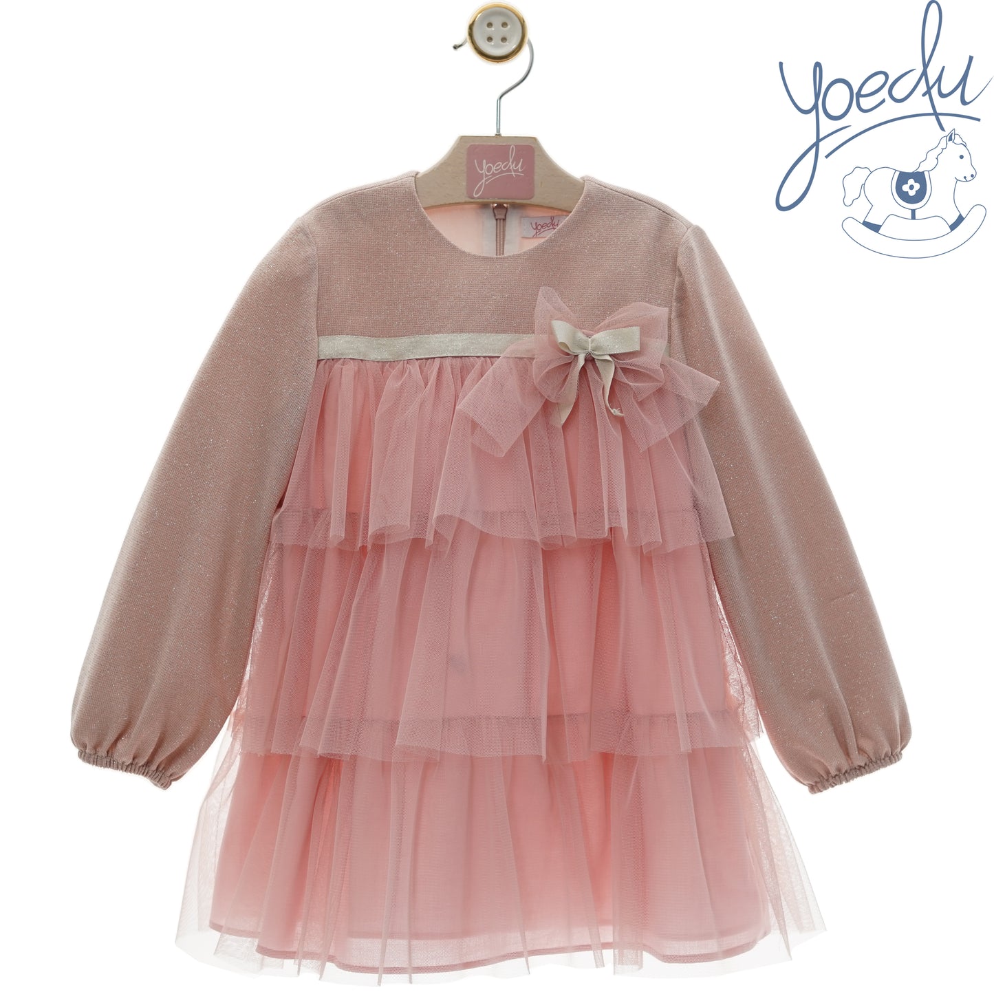 Vestido infantil Familia Damasco