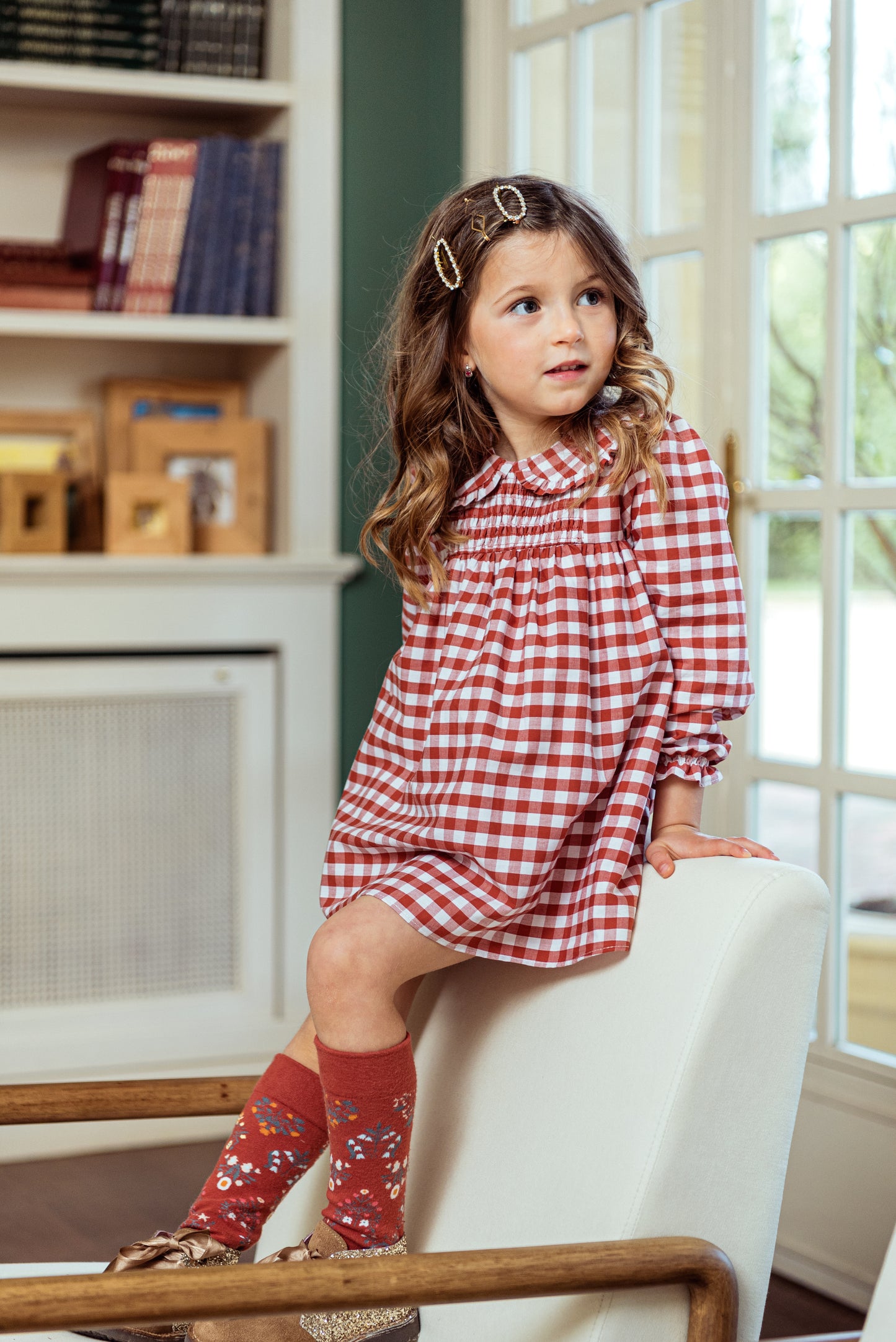 Vestido bebé con braguita Familia Cretona