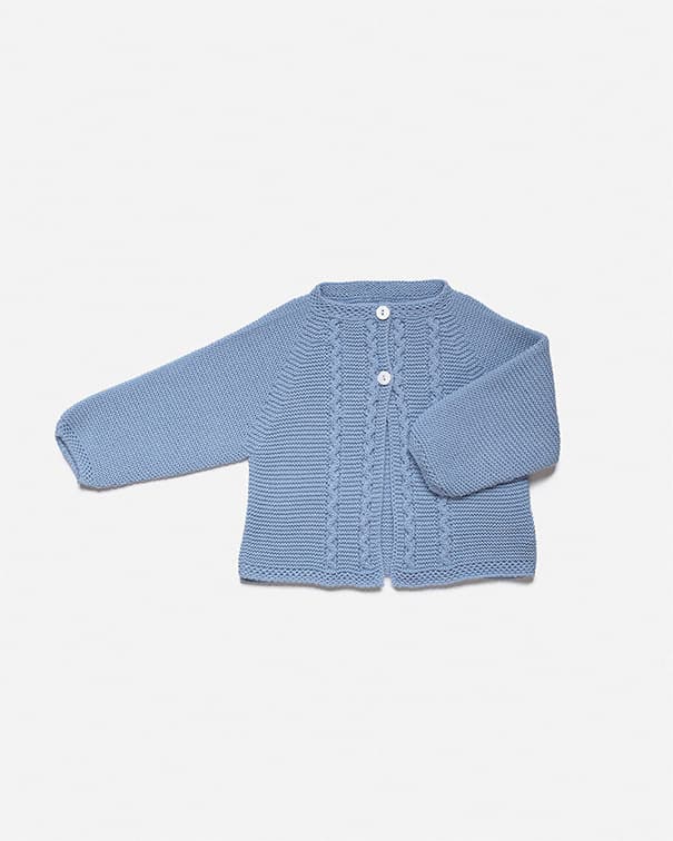 Chaqueta niño cuatro trenzas