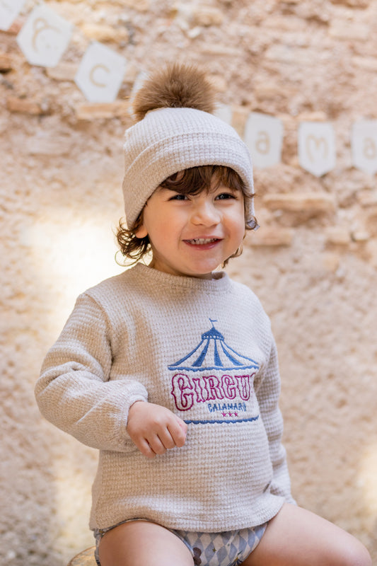 Conjunto pololo azul Mistral (no incluye gorro)