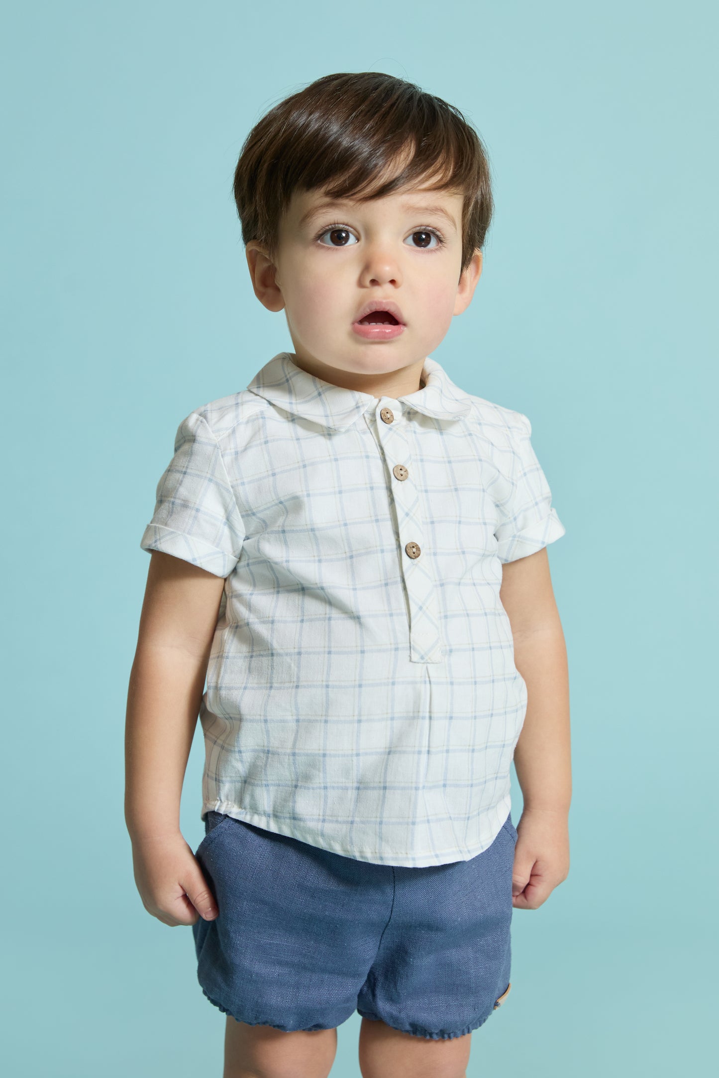 Conjunto de camisa de tela Arezzo