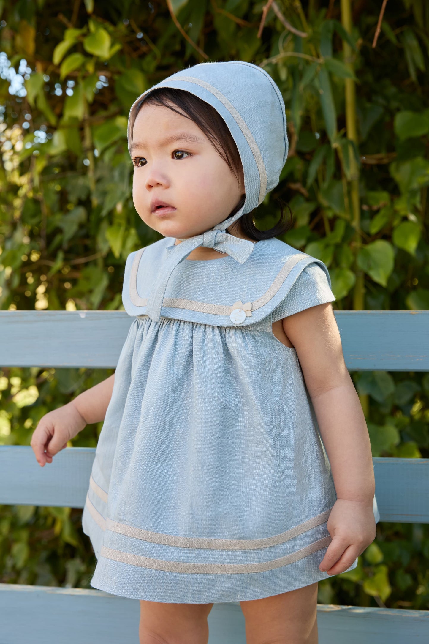 Conjunto de niña dos piezas Capri (no incluye la capota)