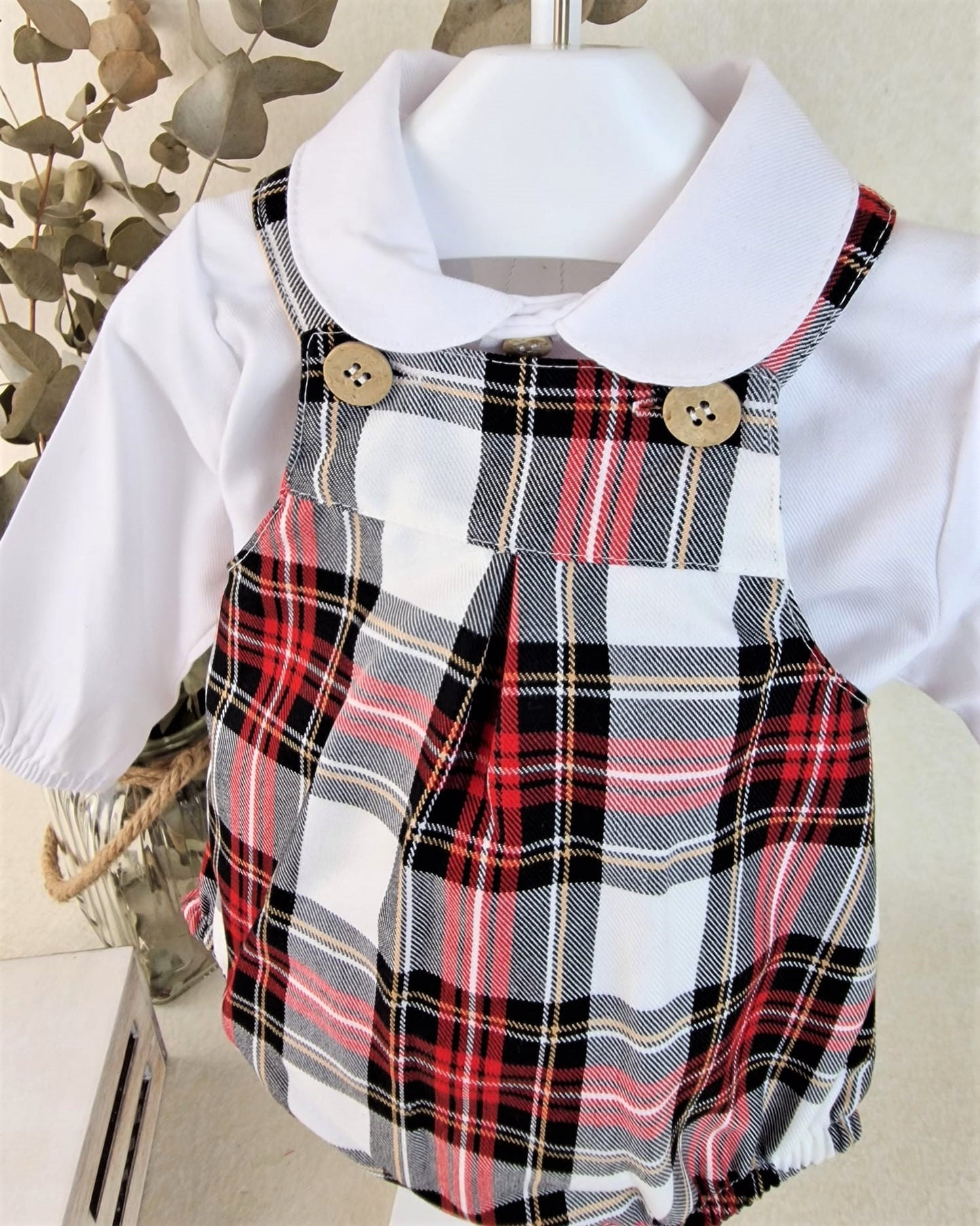 Pelele con camisa Navidad