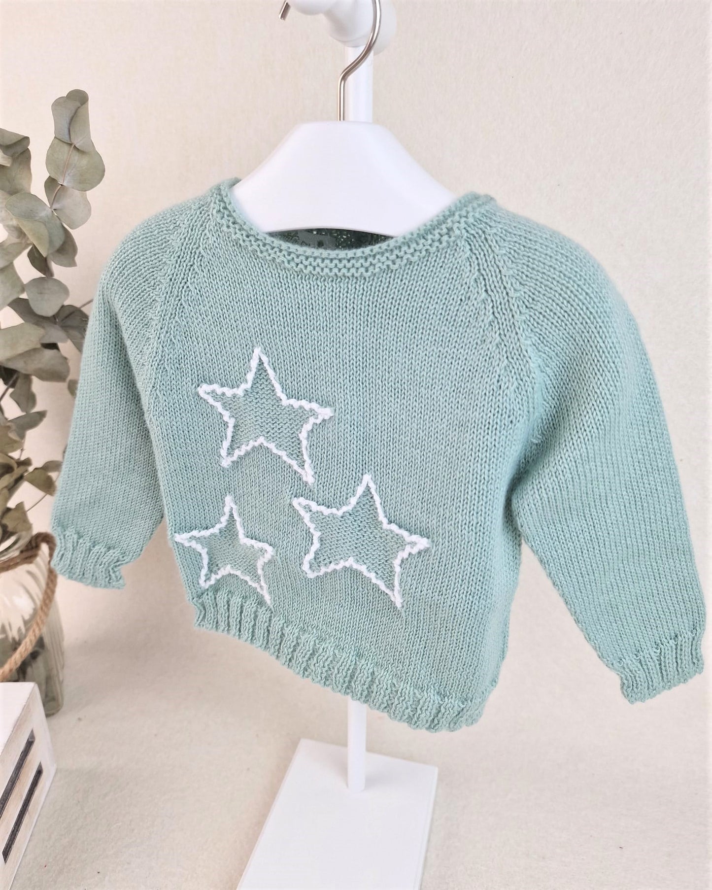 Jersey tres estrellas con croché
