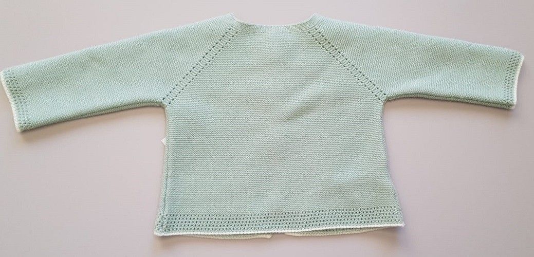 Cardigan de punto Hortensias