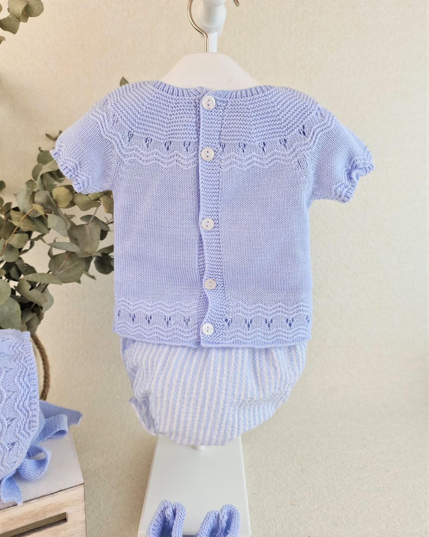 Conjunto de cuatro piezas sensación Santorini