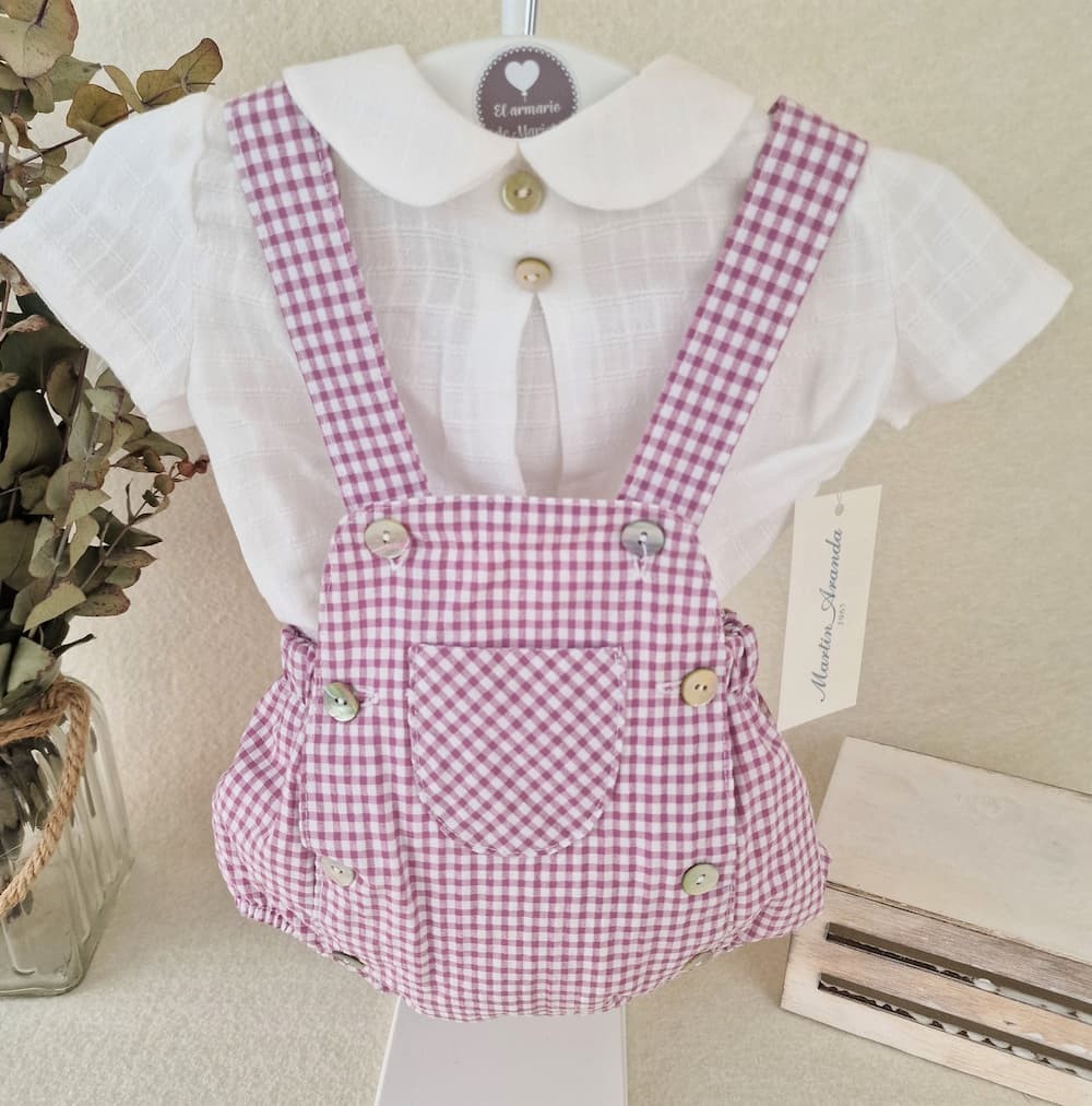 Conjunto de tela Lavanda