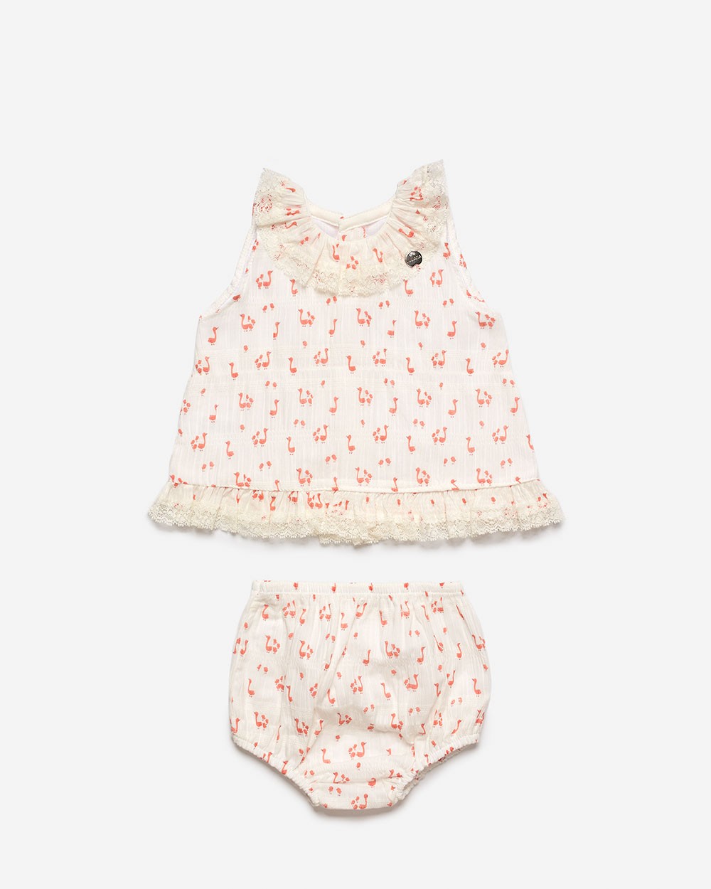 Conjunto de tela de patitos