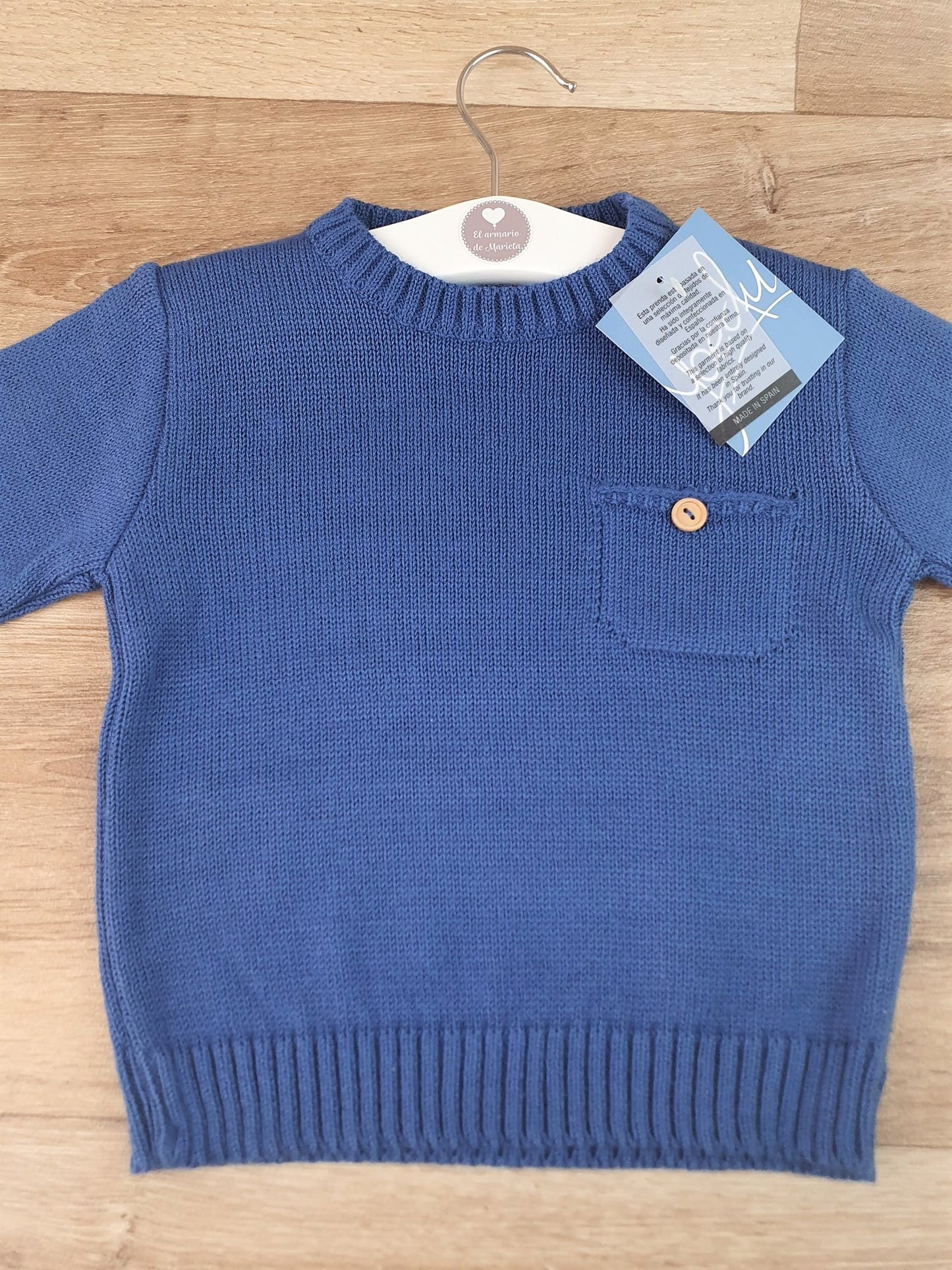 Jersey infantil bolsillo