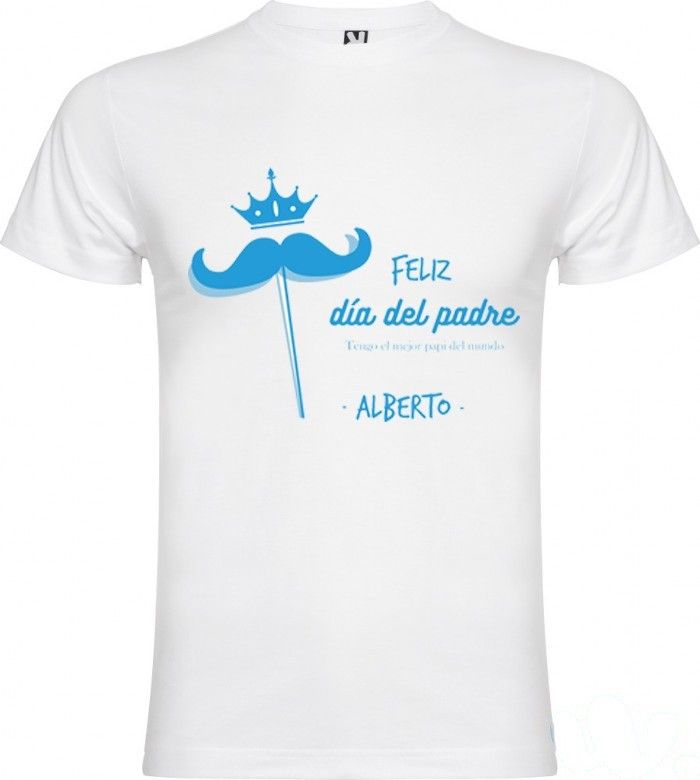 Camiseta adulto - Feliz día del padre bigote