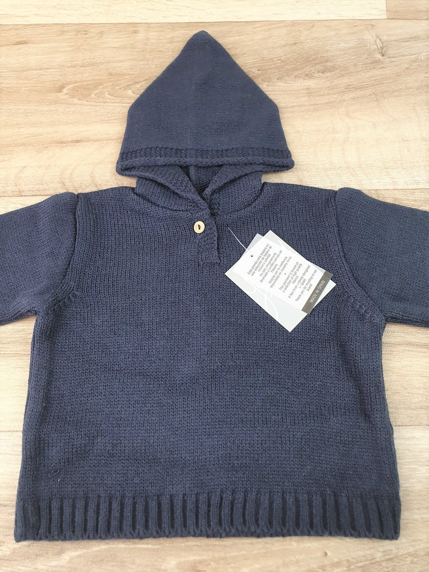 Jersey bebé con capucha