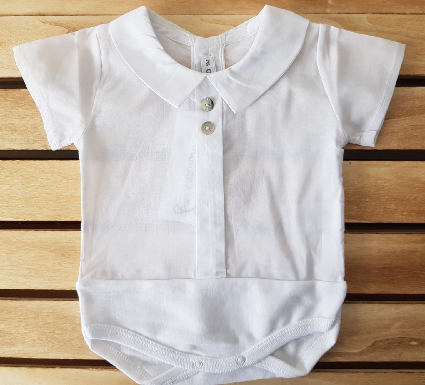 Body camisa de niño de manga corta