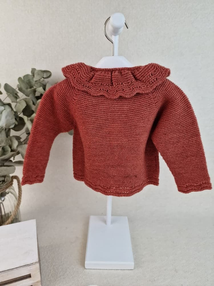 Chaqueta volante en cuello El libro de las flores