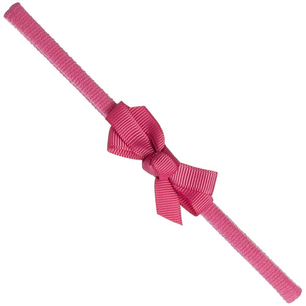 Cinta bebé lazo pequeño con punta Grosgrain
