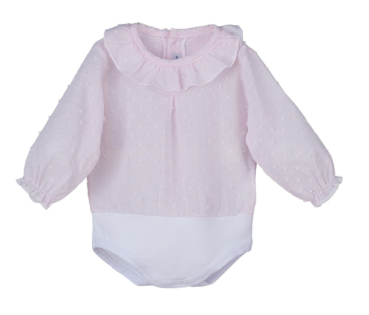 Body camisa plumeti manga larga -